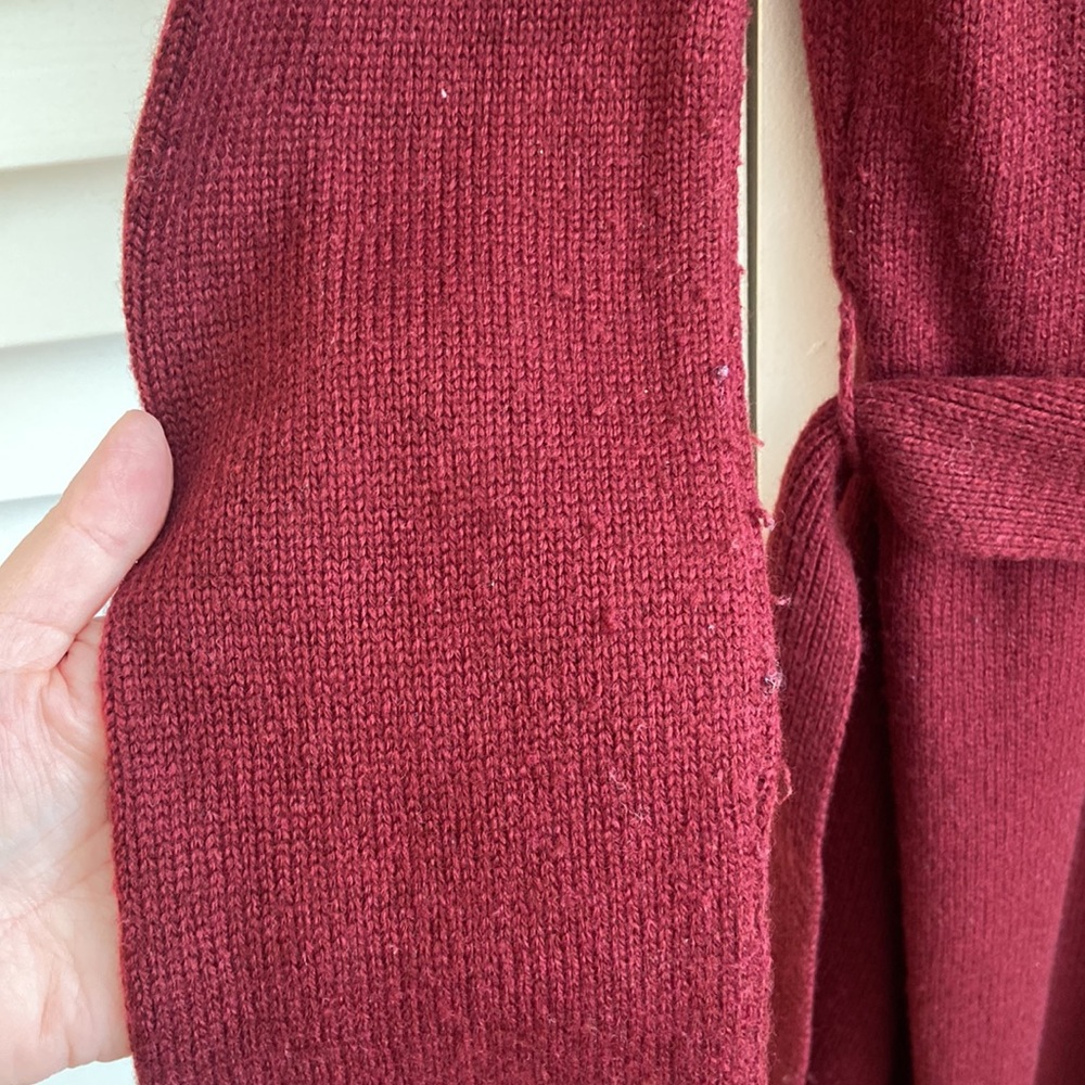 Fur collar maxi cardigan Y2K - Picture 10 of 10
